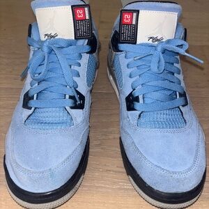 Nike Jordan Blue and Black Suede Sneakers